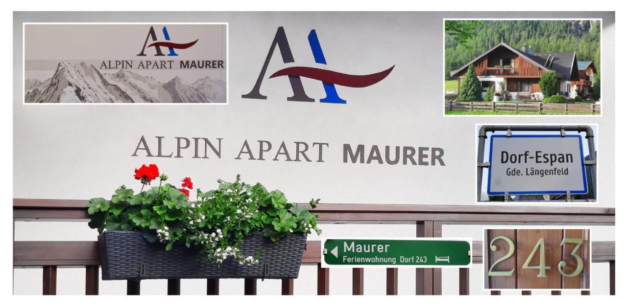Alpin Apart Maurer Langenfeld Exterior photo